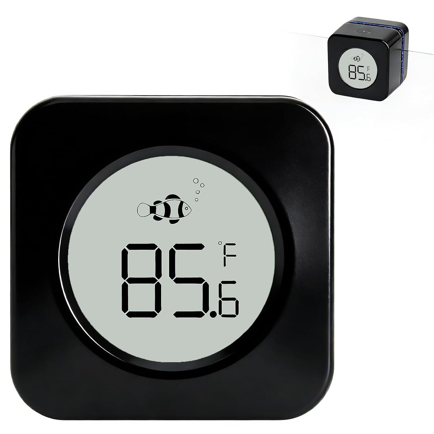 Planted Aquarium Cleaning - Aquarium Magnetic Cleaner with Thermometer 2
