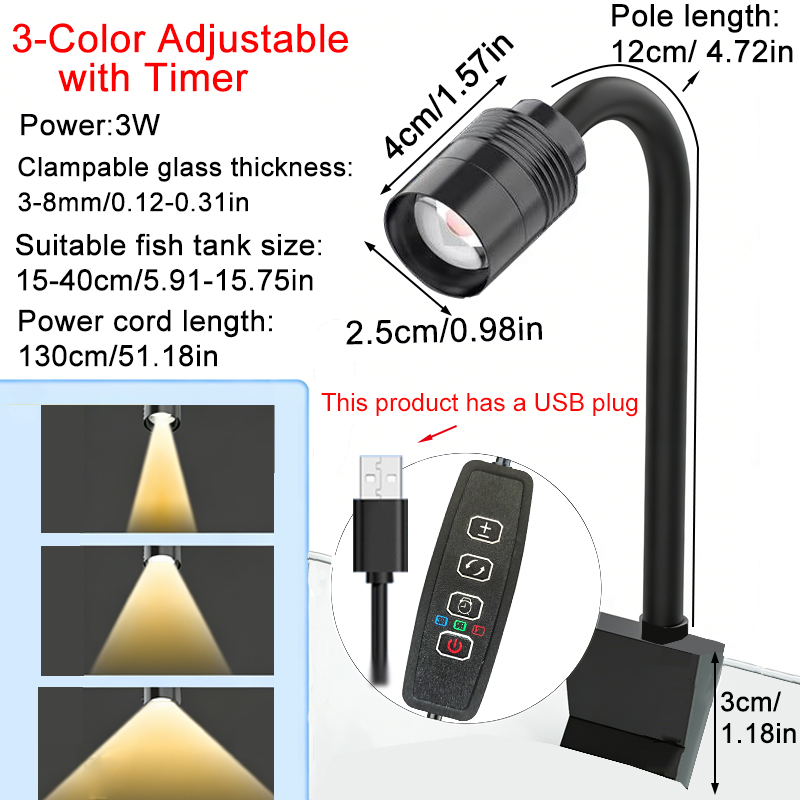 USB 3W South American Aquarium - Aquarium Plant Light review and price