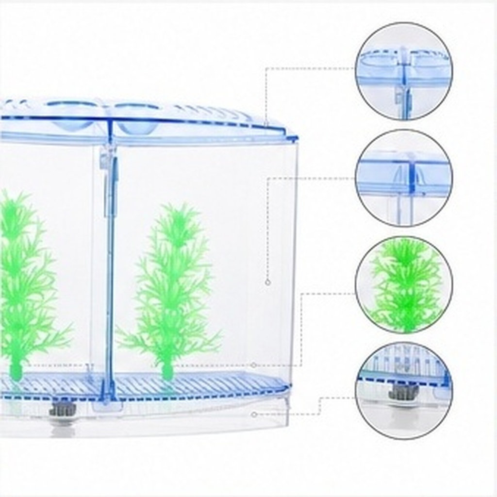 1Set Clear Compact Acrylic Fis - Aquarium Plants Live review and price