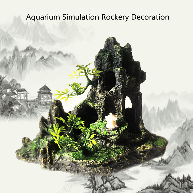 Resin Aquarium Rockery Mountai - Aquarium Driftwood review and price