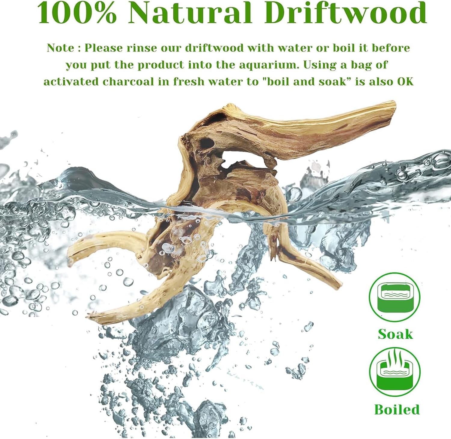 1PC  20-25CM Natural Driftwood - Aquarium Plants Live review and price