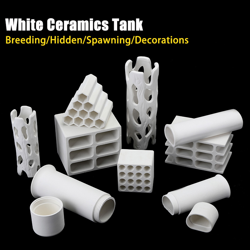 White Ceramics Tank Aquarium F - Plant Aquarium Pot review and price