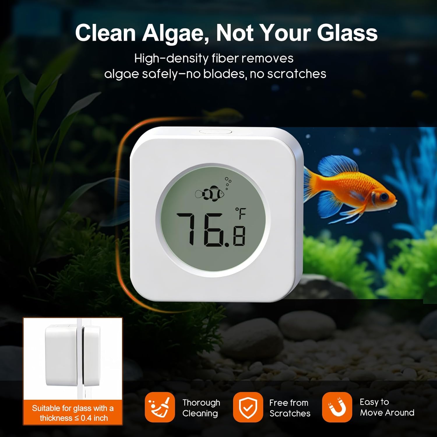 Aquarium Magnetic Cleaner with - Planted Aquarium Cleaning review and price