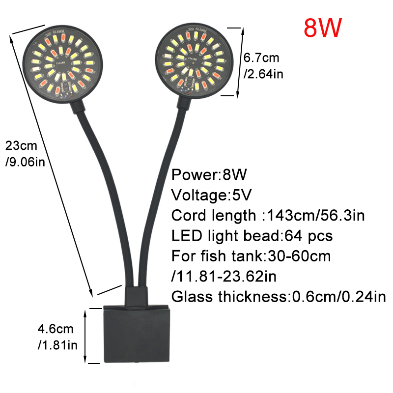 USB Aquarium LED Light Fish Ta - Aquarium Plant Light review and price