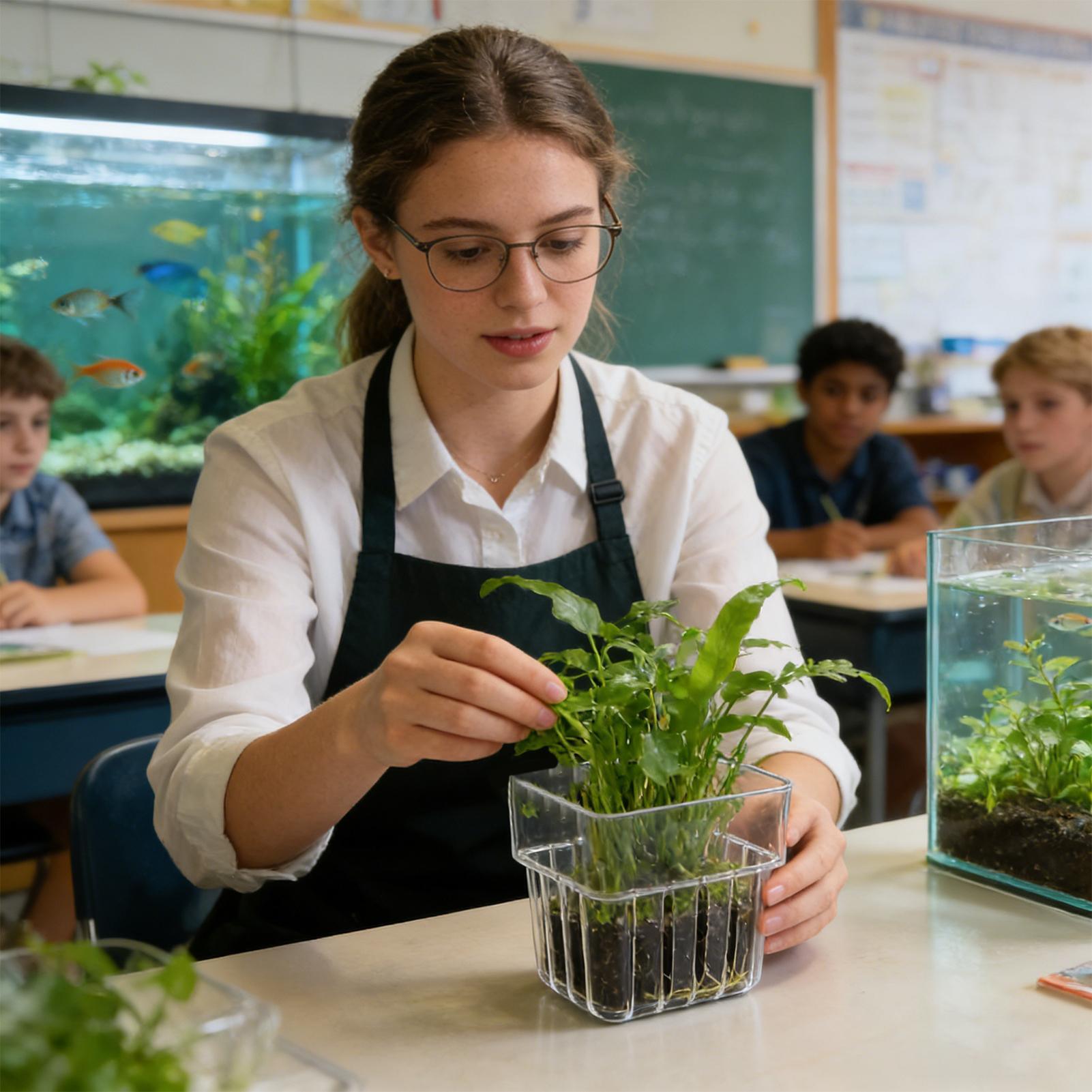 Transparent Hangable Aquarium  - Aquarium Plants Live review and price