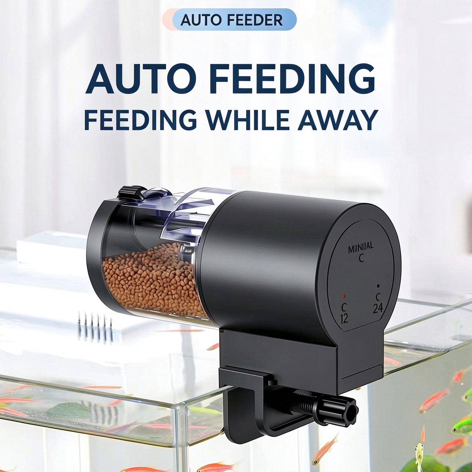 Automatic Fish Feeder 100ML Ca - Aquarium Fertilizer review and price