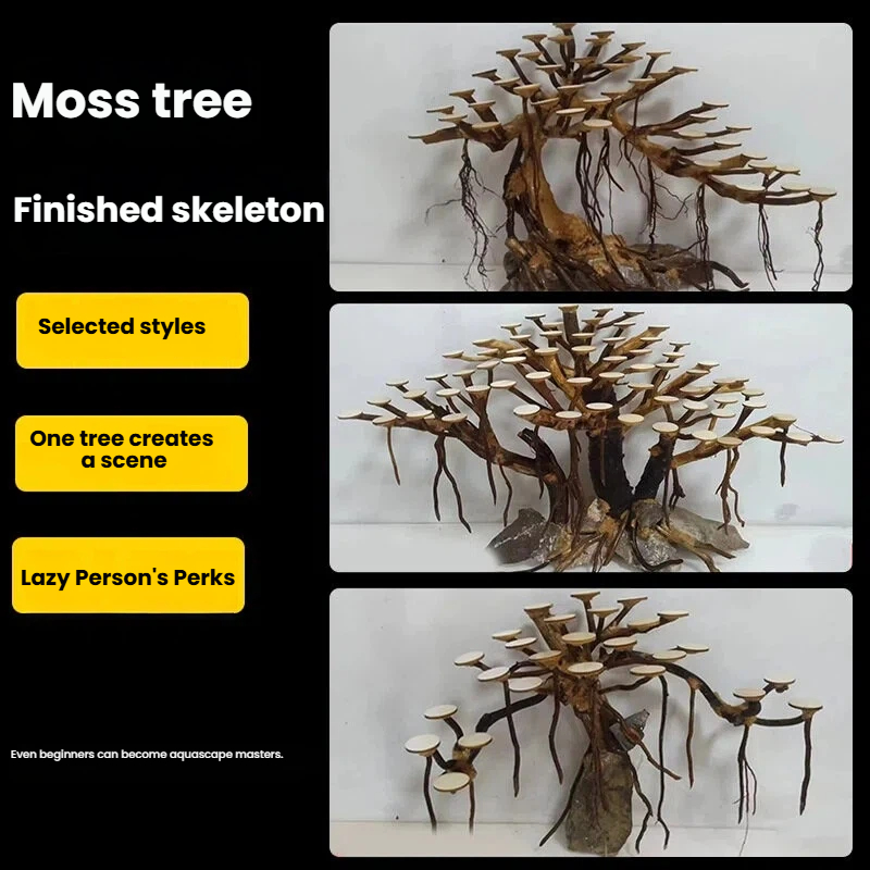 Aquarium Landscaping Moss Tree - Aquarium Driftwood review and price