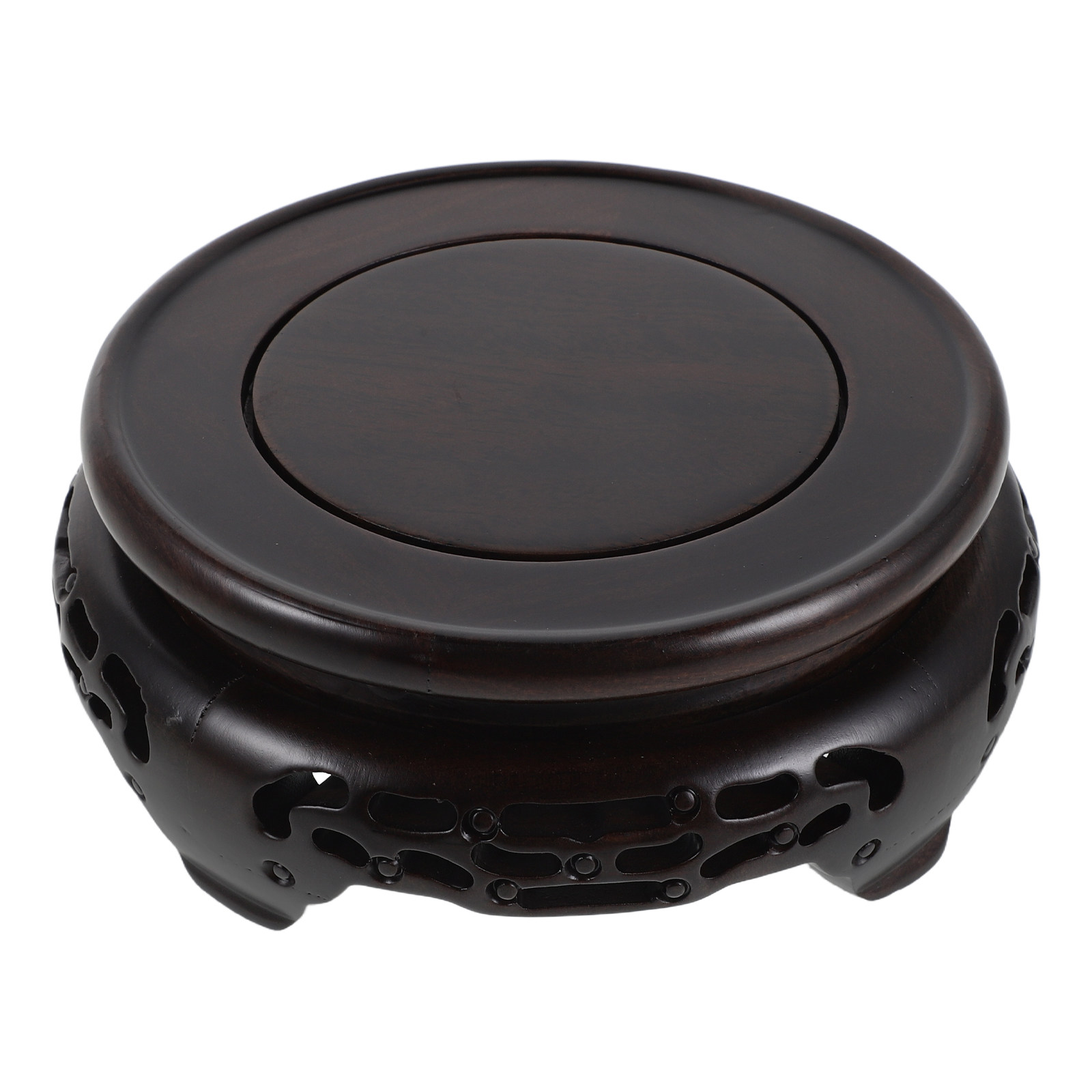 Wooden Vase Display Stand Roun - Plant Aquarium Pot review and price
