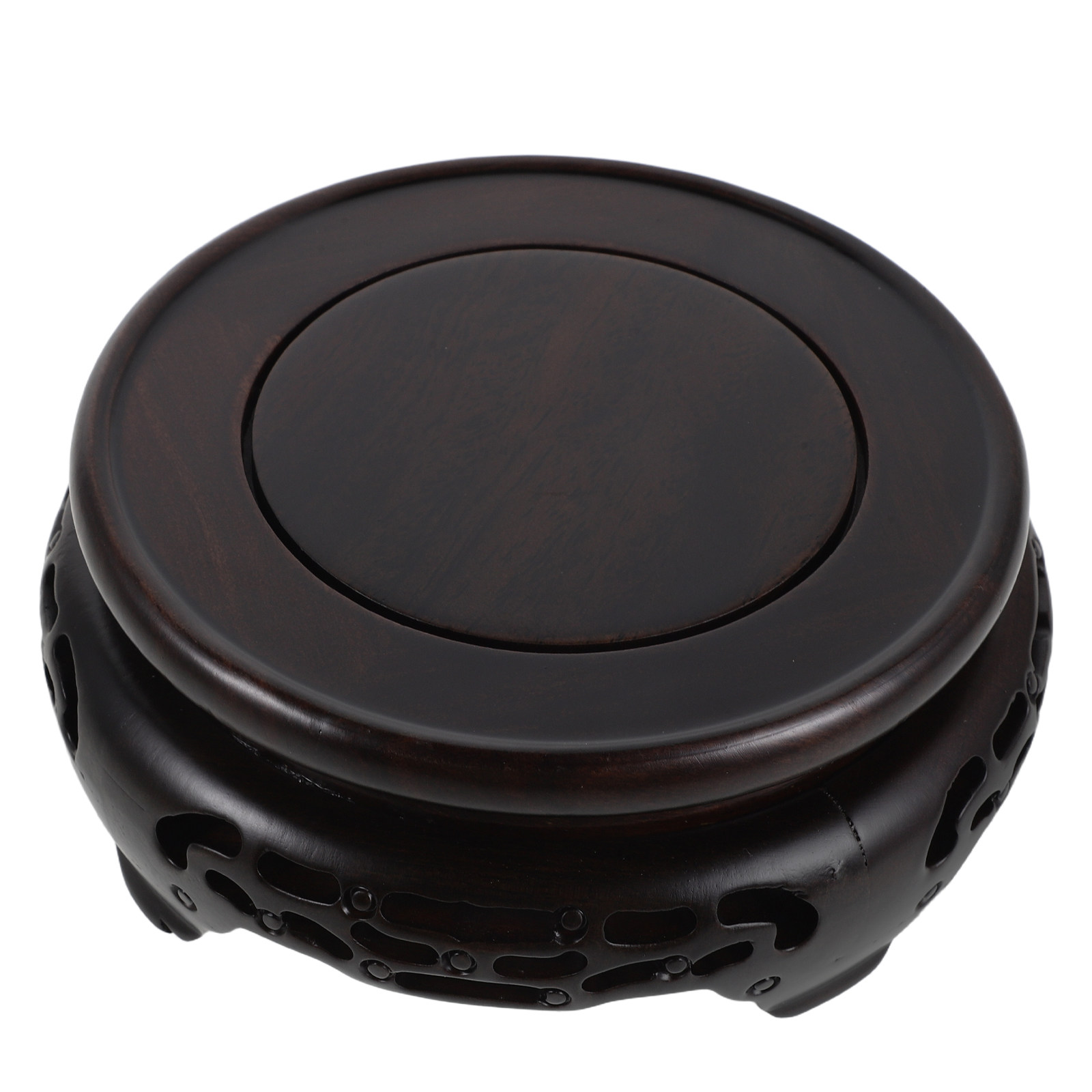 Wooden Vase Display Stand Roun - Plant Aquarium Pot review and price