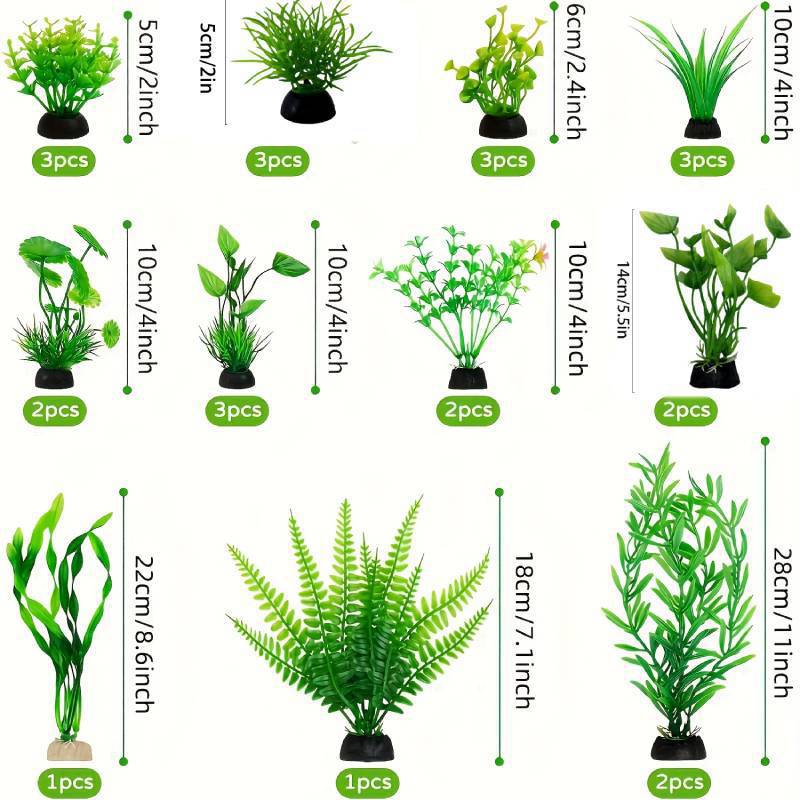 Aquarium Decor Set Artificial  - Aquarium Moss review and price
