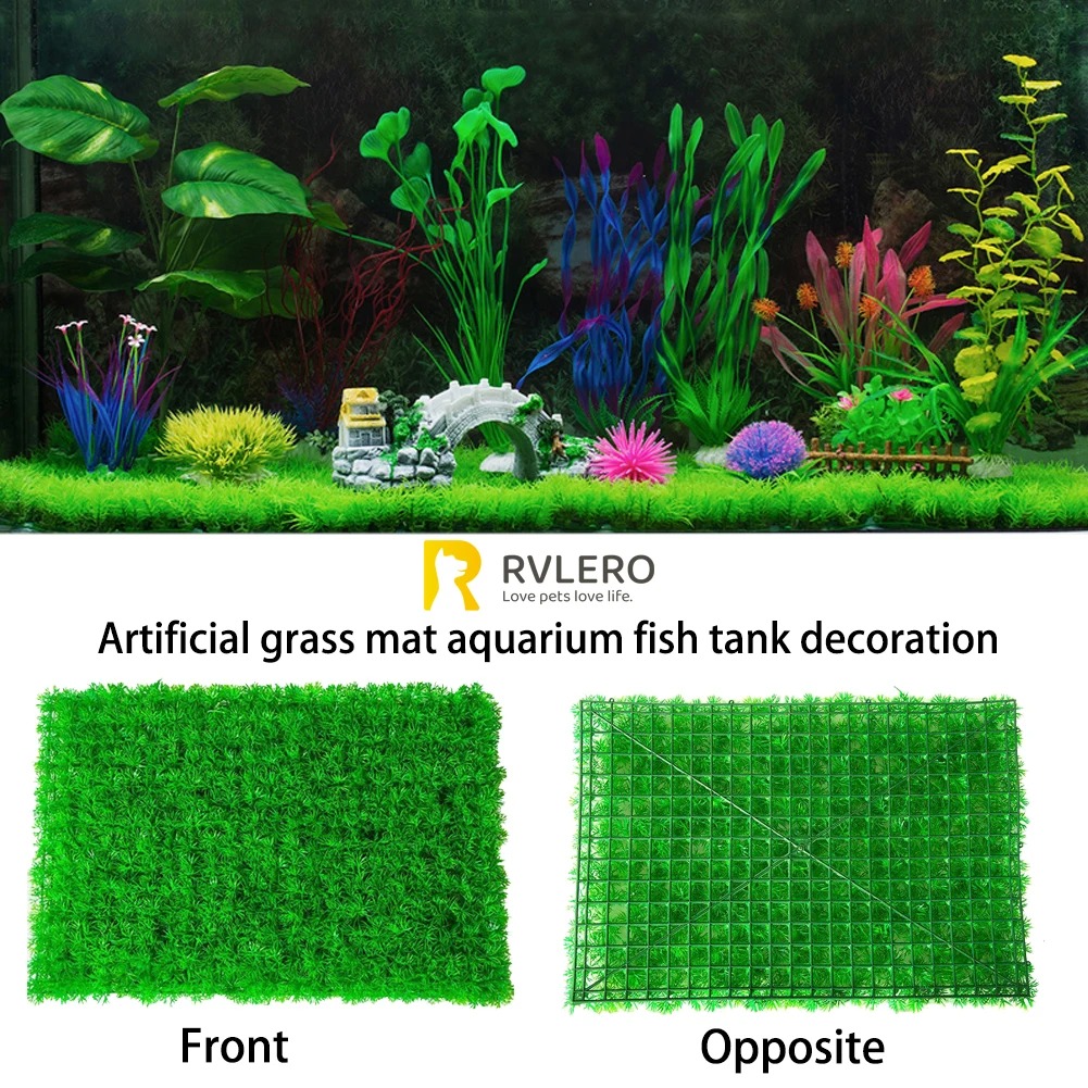 Artificial Grass Lawn Aquarium - Aquarium Plants Live review and price