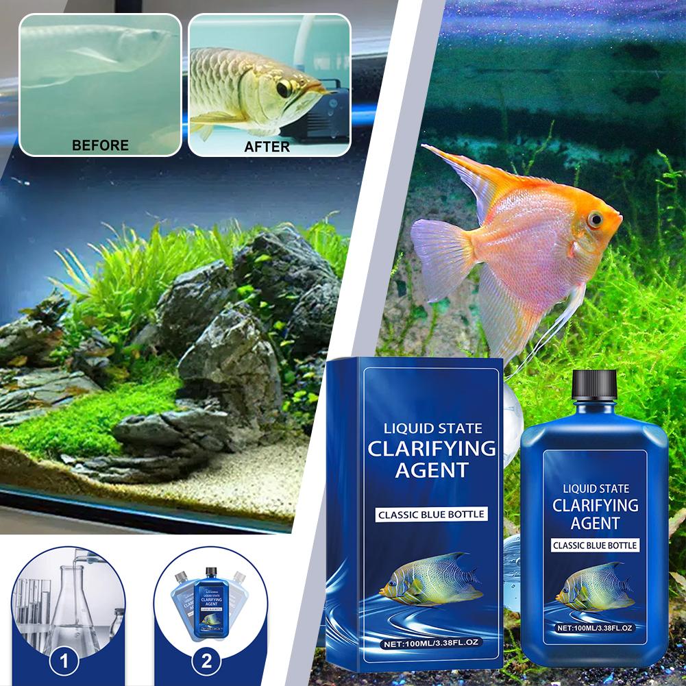 Aquarium Water Clarifier 100ml - Planted Aquarium Cleaning review and price